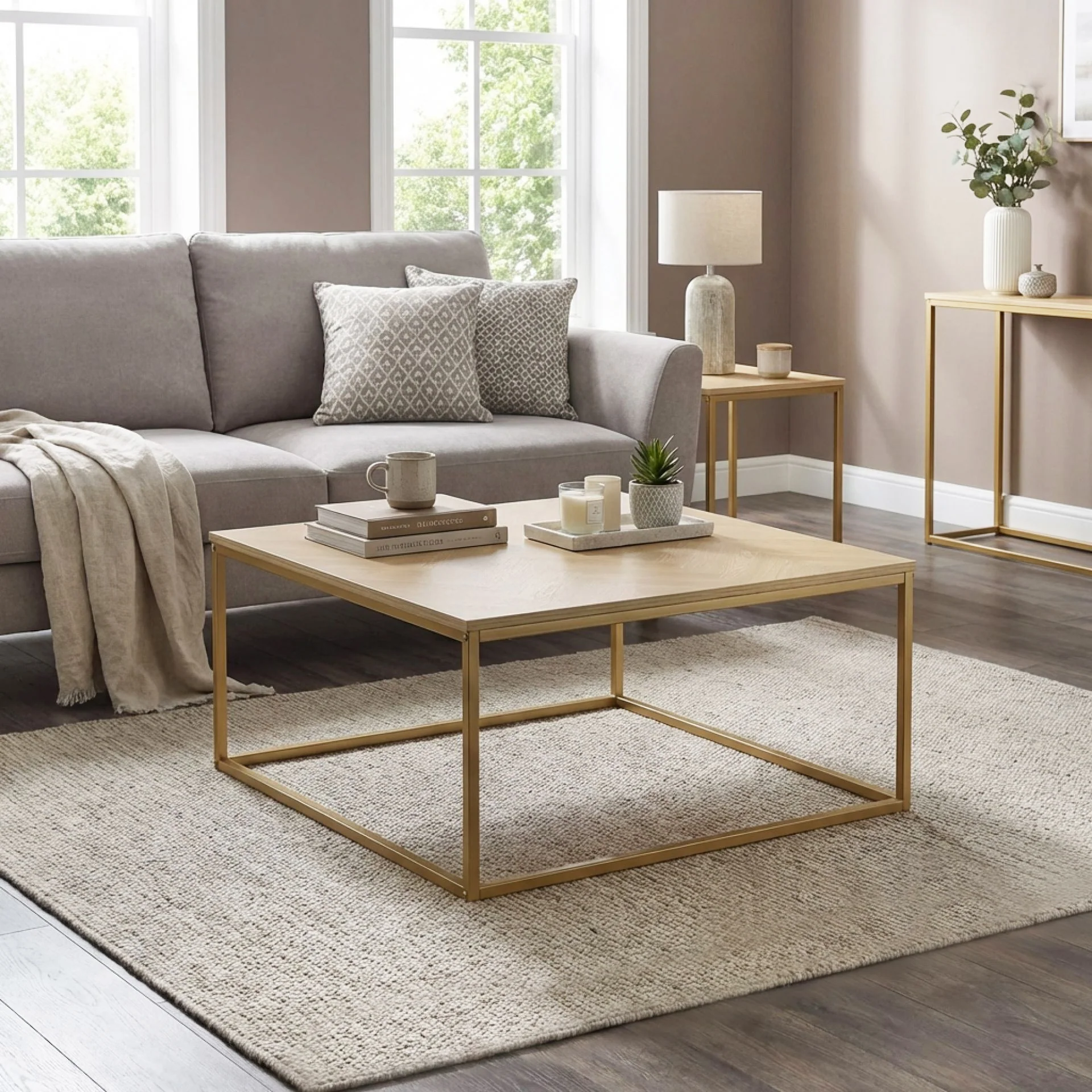 Mesa Rectangular Coffee Table - Natural - Image 2