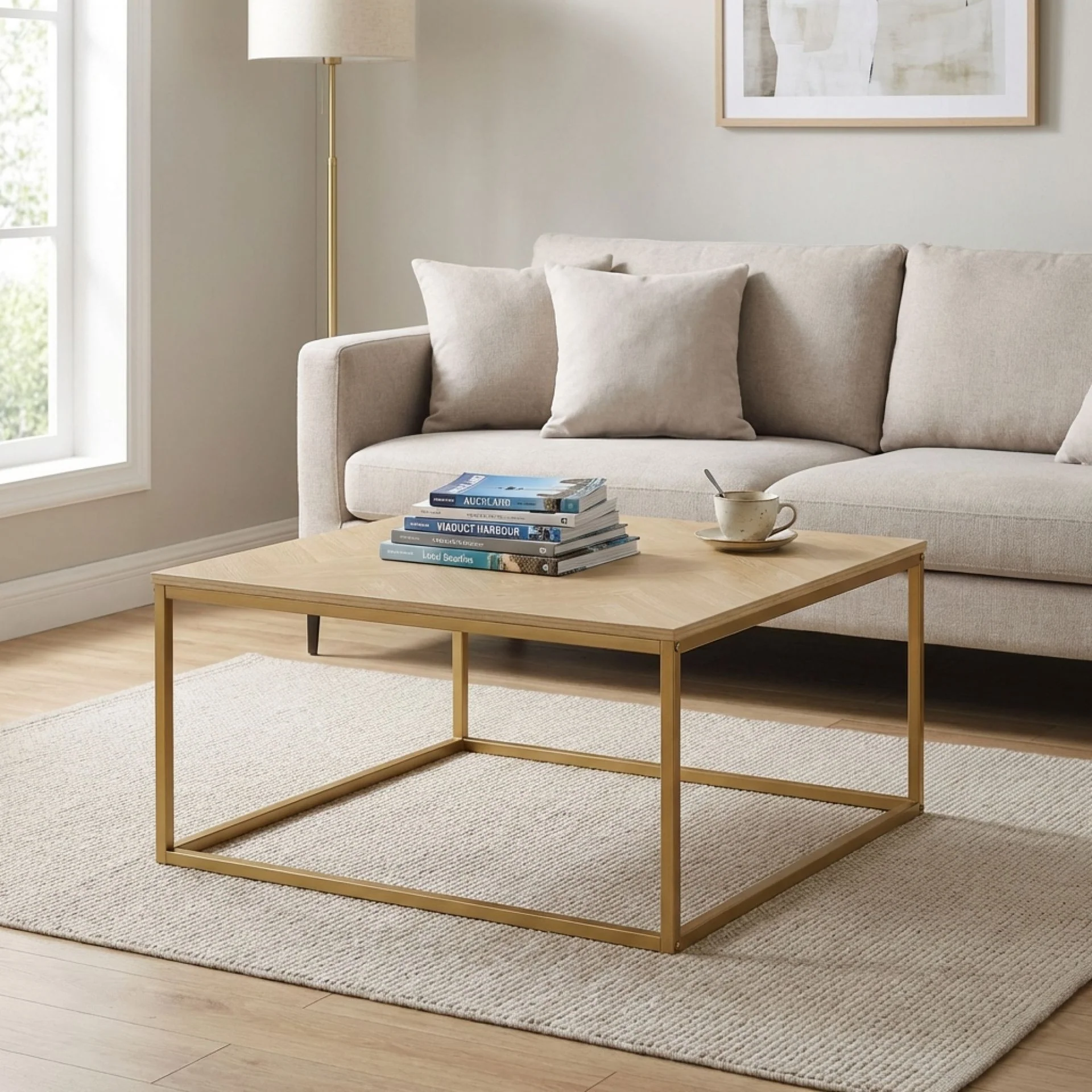 Mesa Rectangular Coffee Table - Natural - Image 3