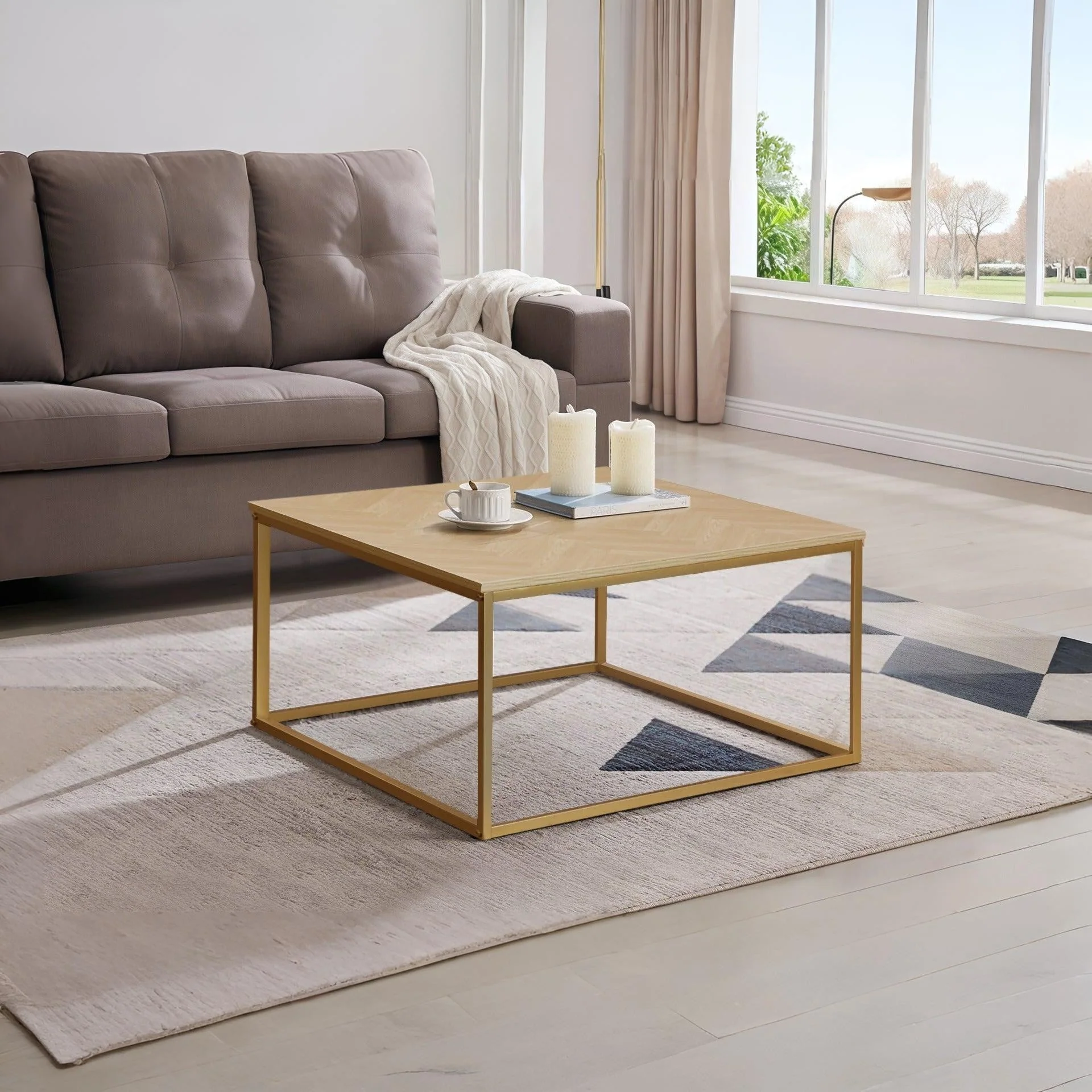 Mesa Rectangular Coffee Table - Natural - Image 5