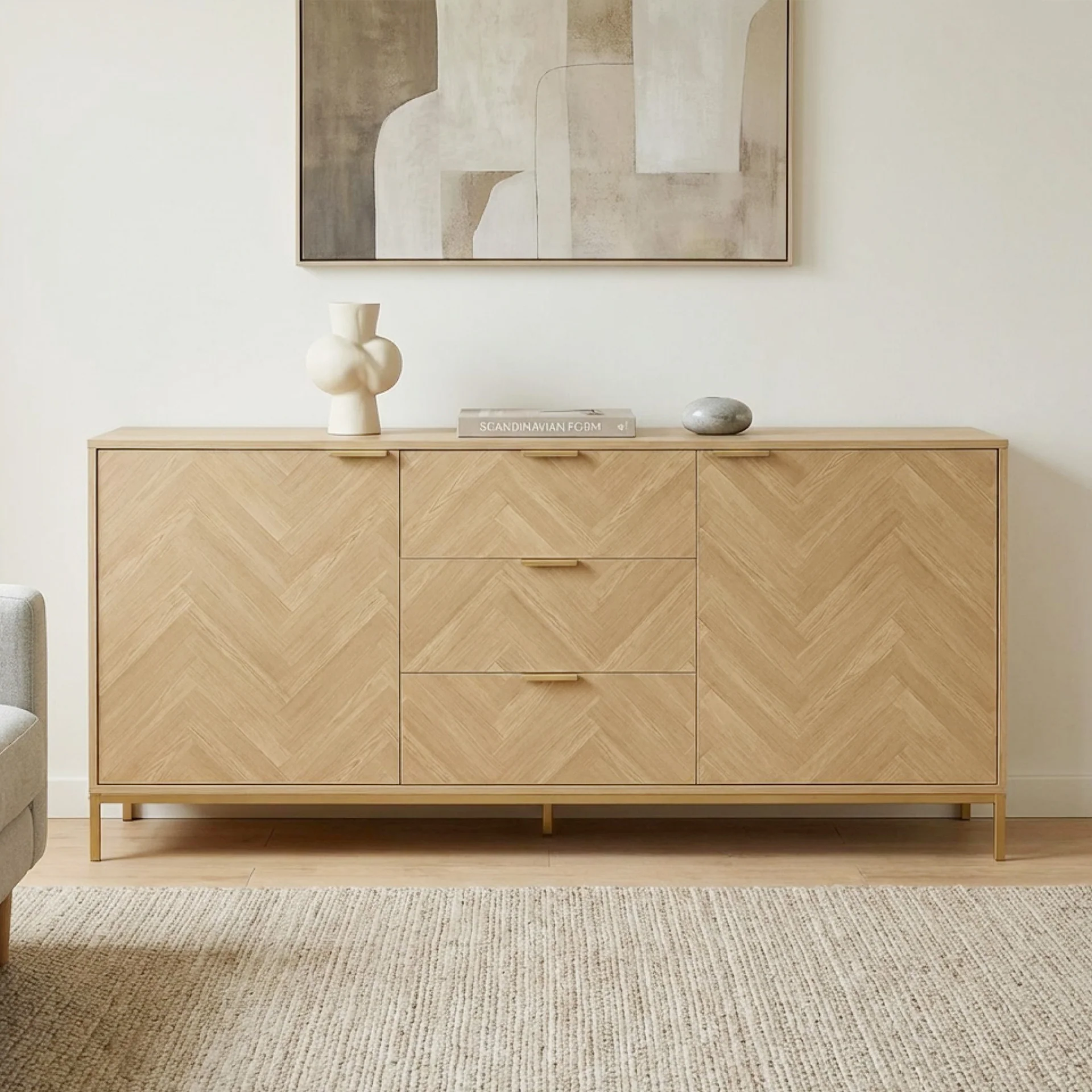 Mesa Sideboard Buffet Table - Natural
