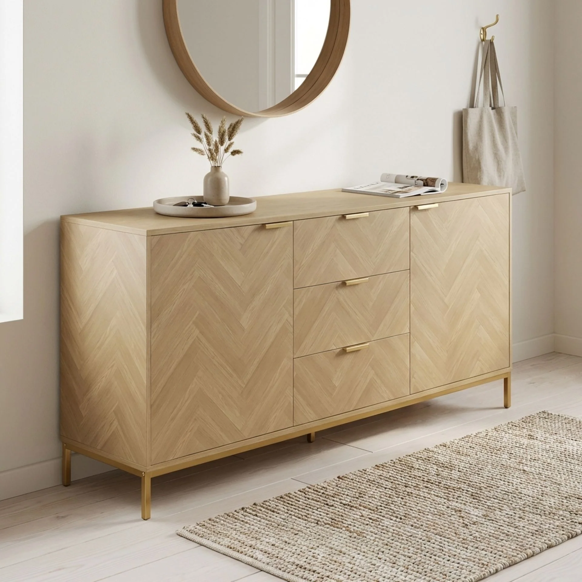 Mesa Sideboard Buffet Table - Natural - Image 3