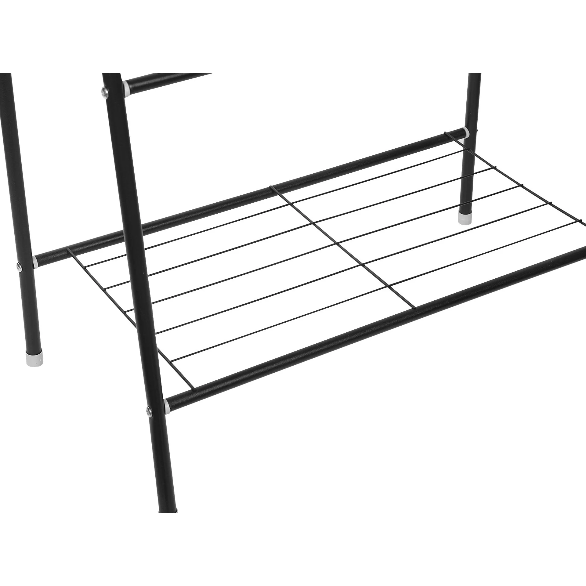 Metal Clothes Rack Stand - Black - Image 4