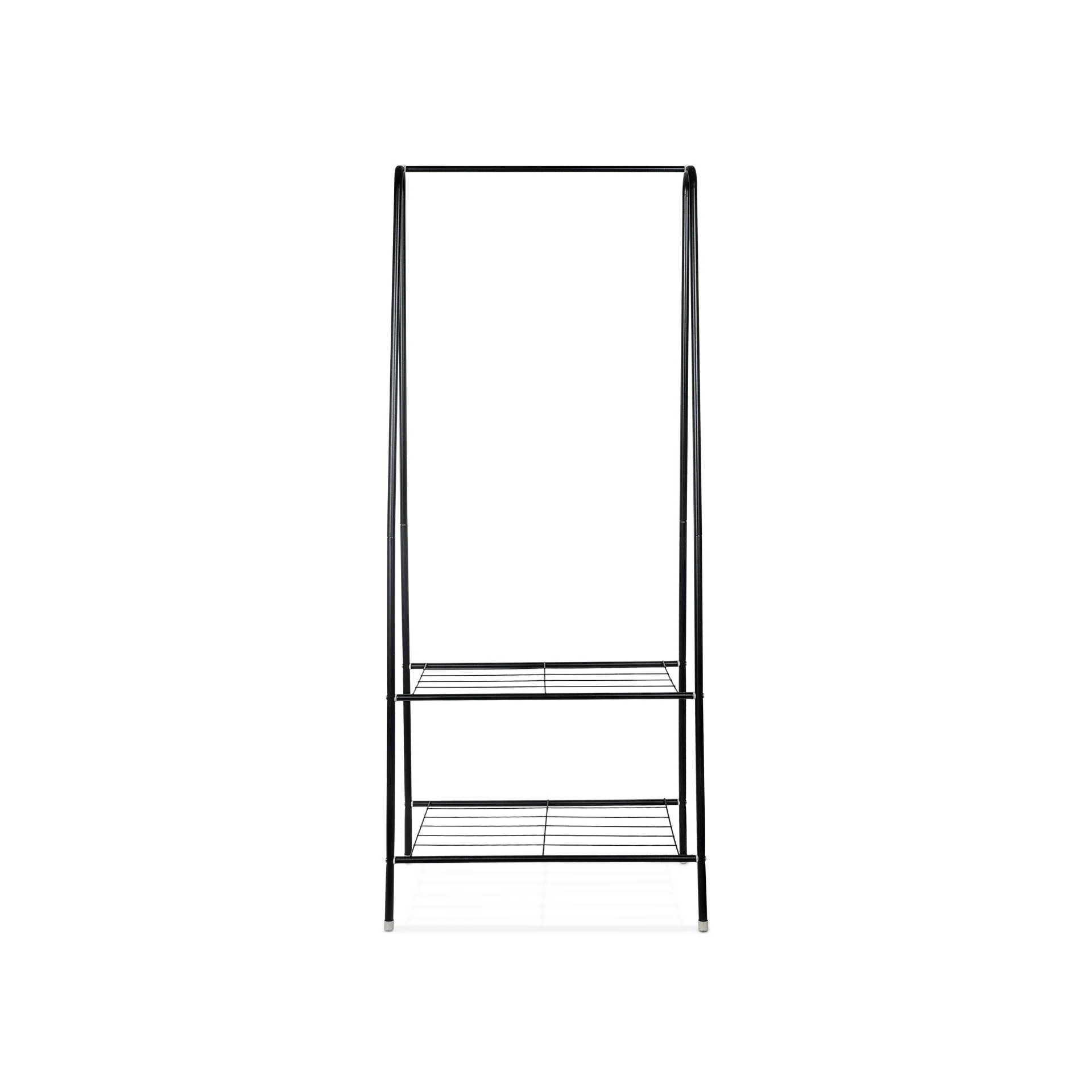 Metal Clothes Rack Stand - Black - Image 6