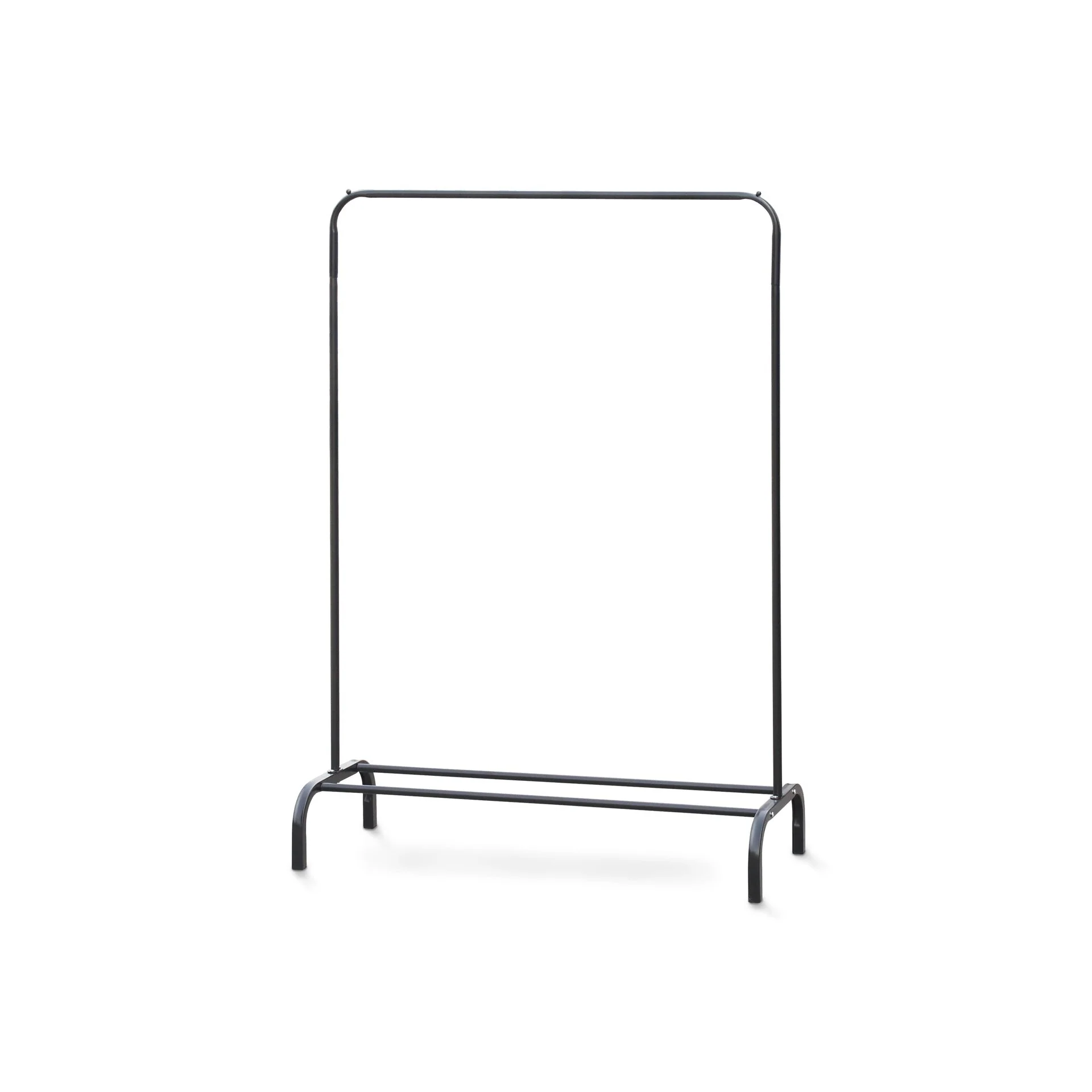 Metal Clothes Rack Stand Coat Hanger 104 x 152cm - Black - Image 3