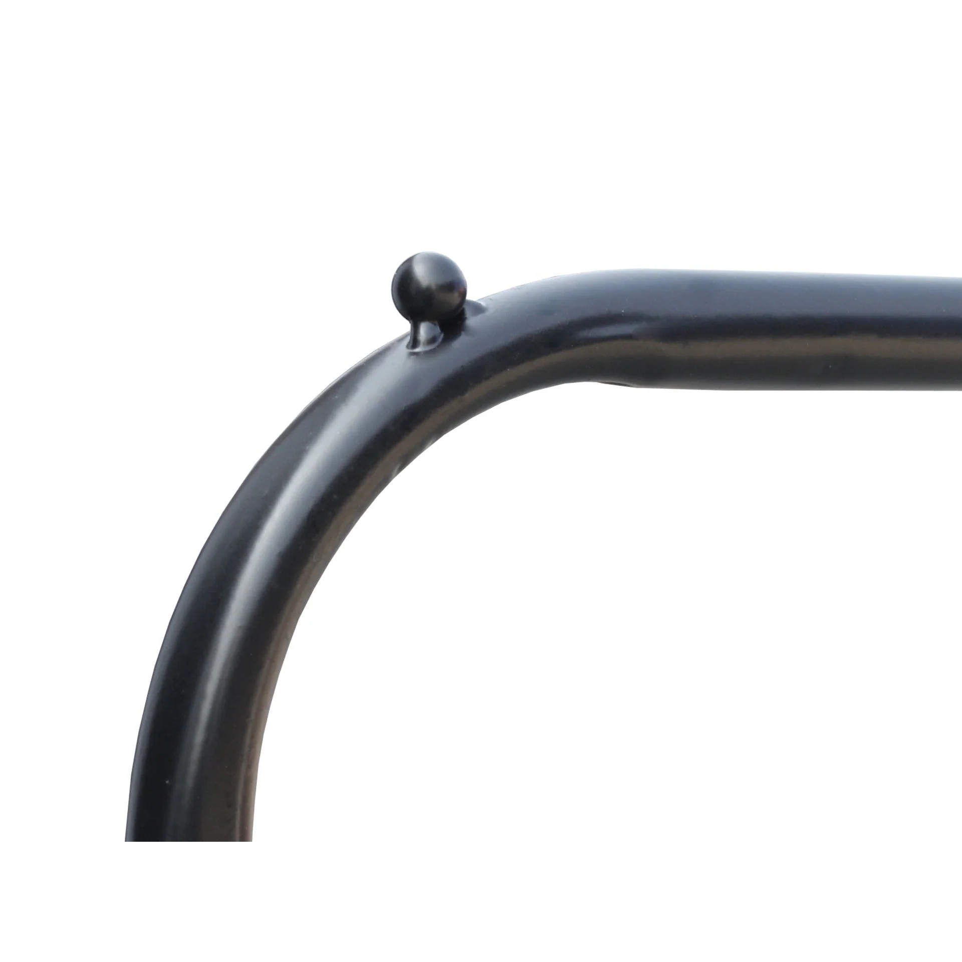 Metal Clothes Rack Stand Coat Hanger 104 x 152cm - Black - Image 4