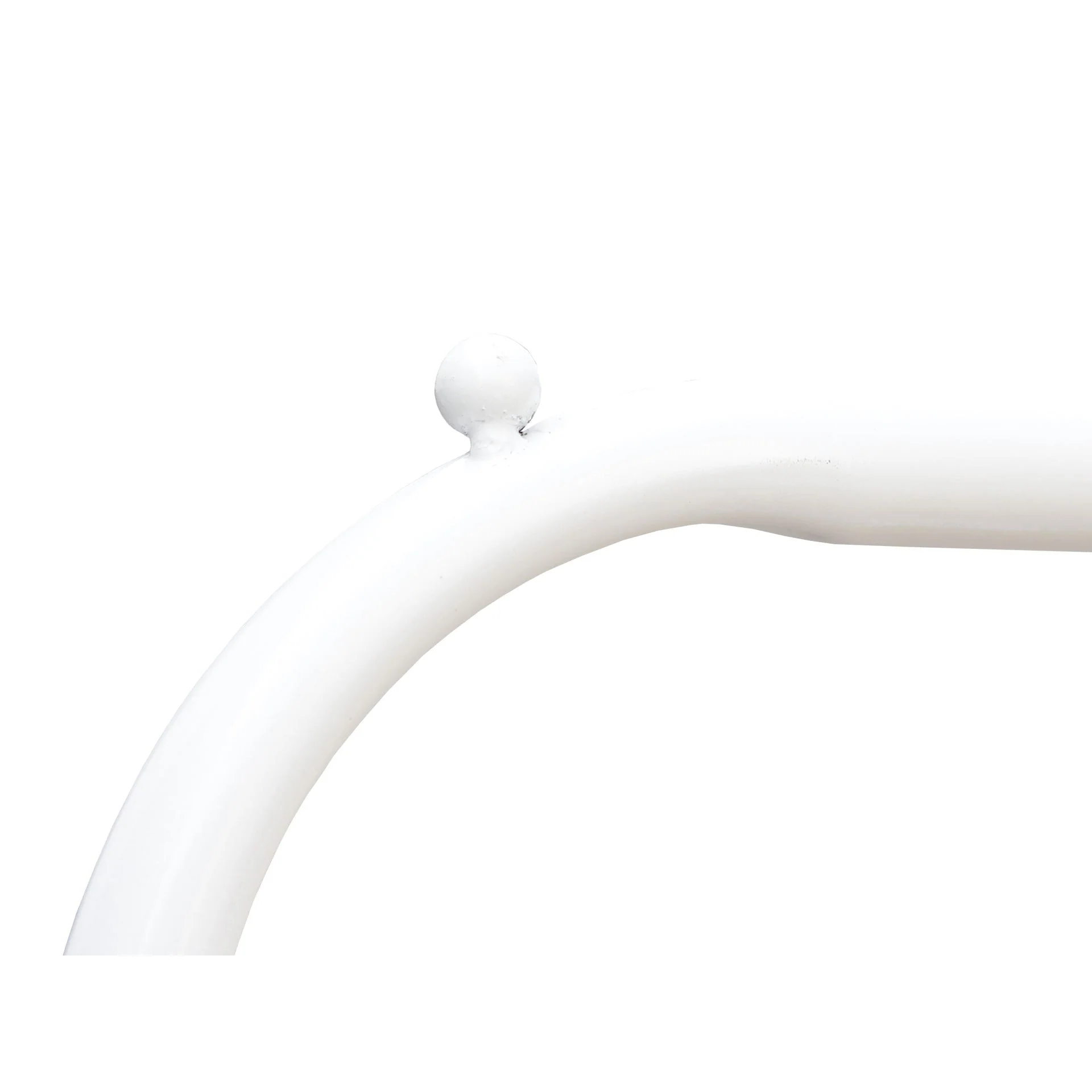 Metal Clothes Rack Stand Coat Hanger 104 x 152cm - White - Image 6
