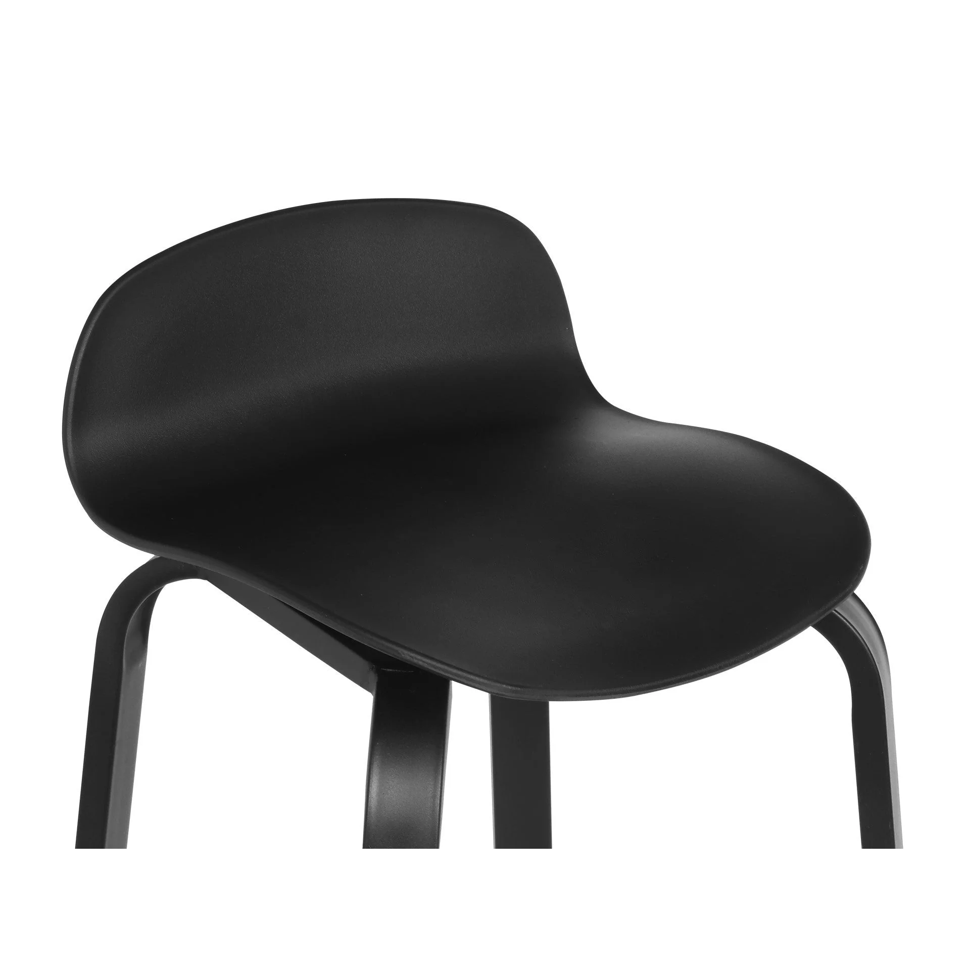 Mia Bar Stool Metal Barstool - Set of 2 - Black - Image 4