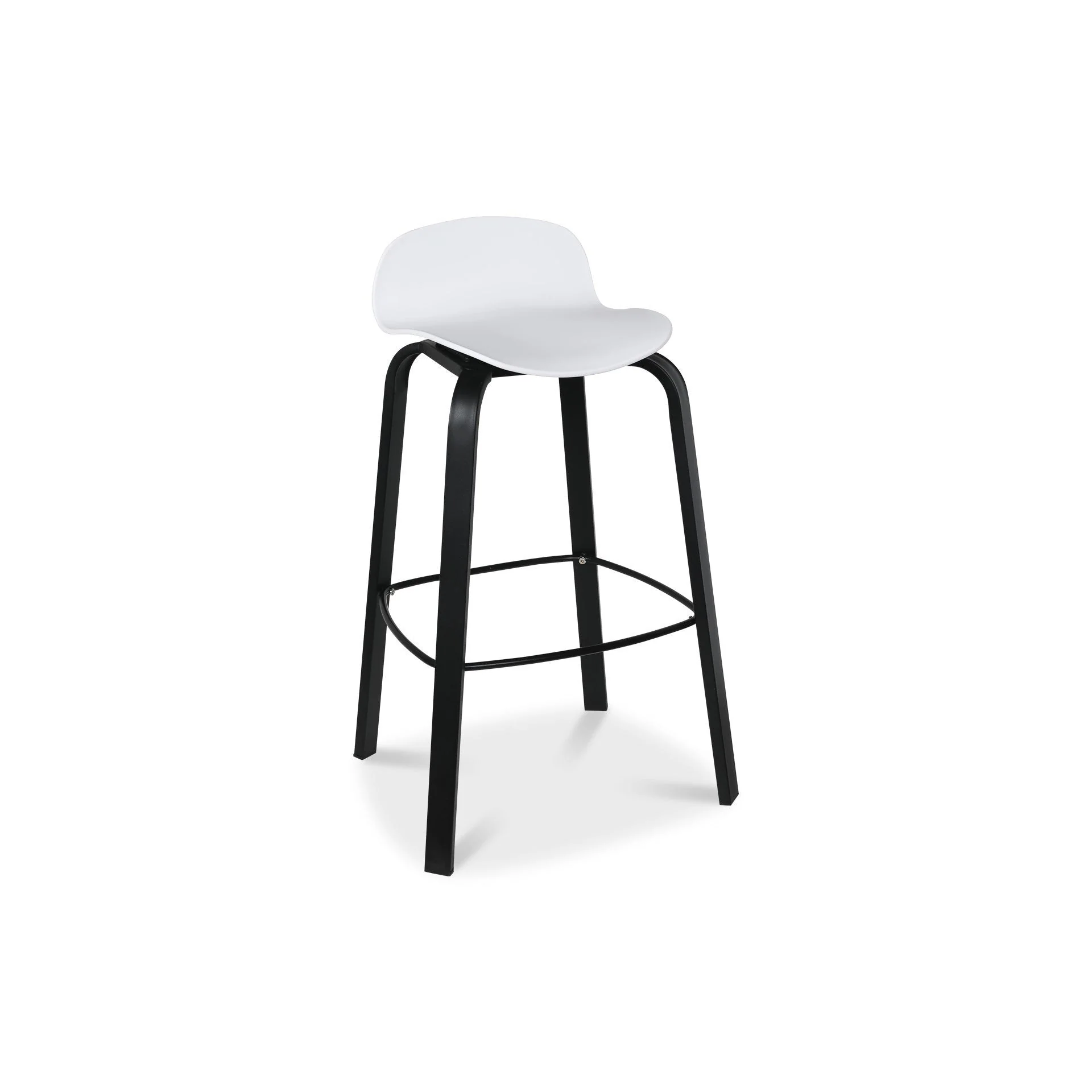 Mia Bar Stool Metal Barstool - Set of 2 - White - Image 2