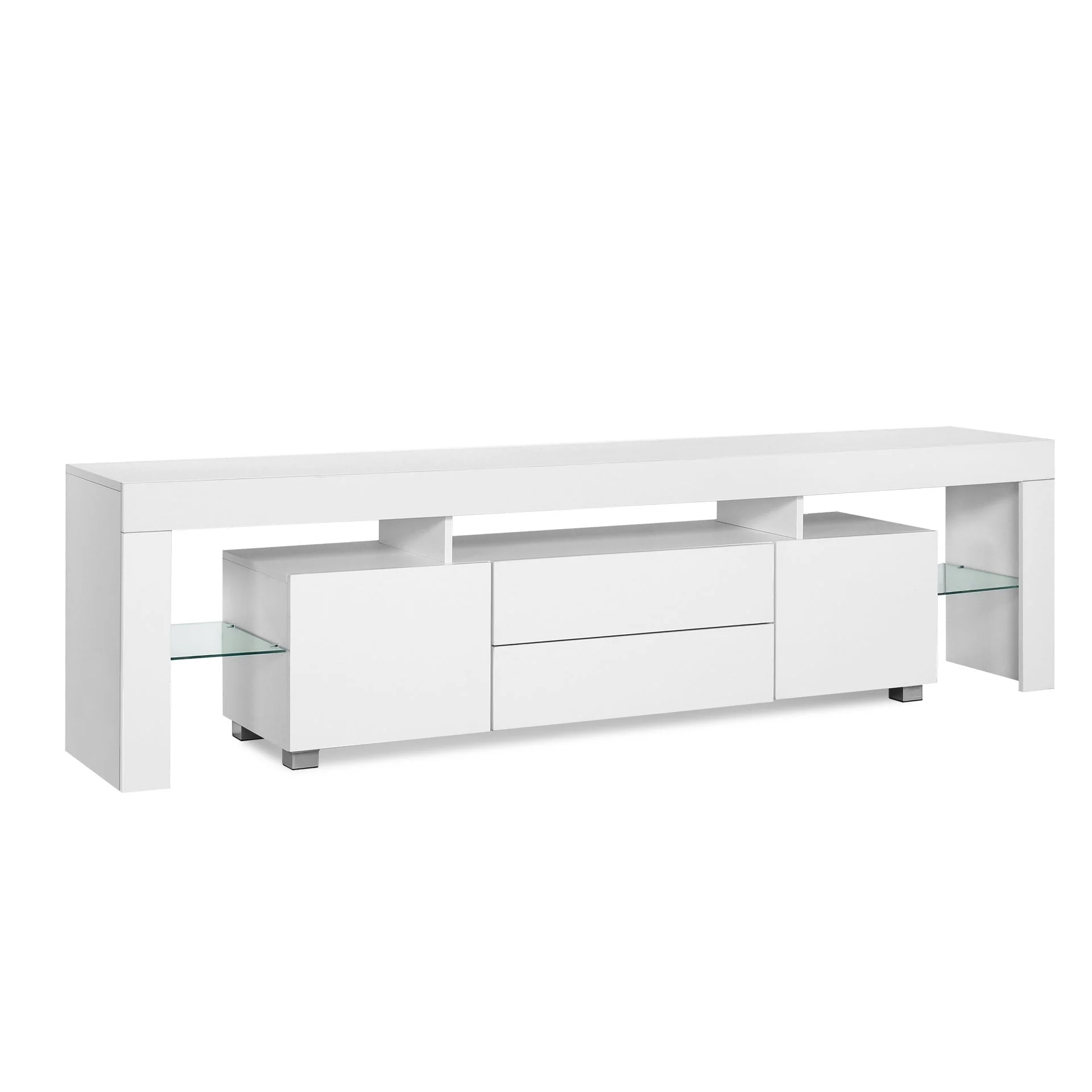 Micco 2m LED Entertainment Unit - White - Image 11