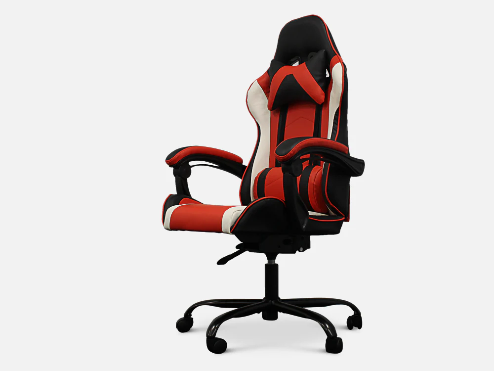 MIRACLE Gaming Chair - BLACK + RED - Image 4