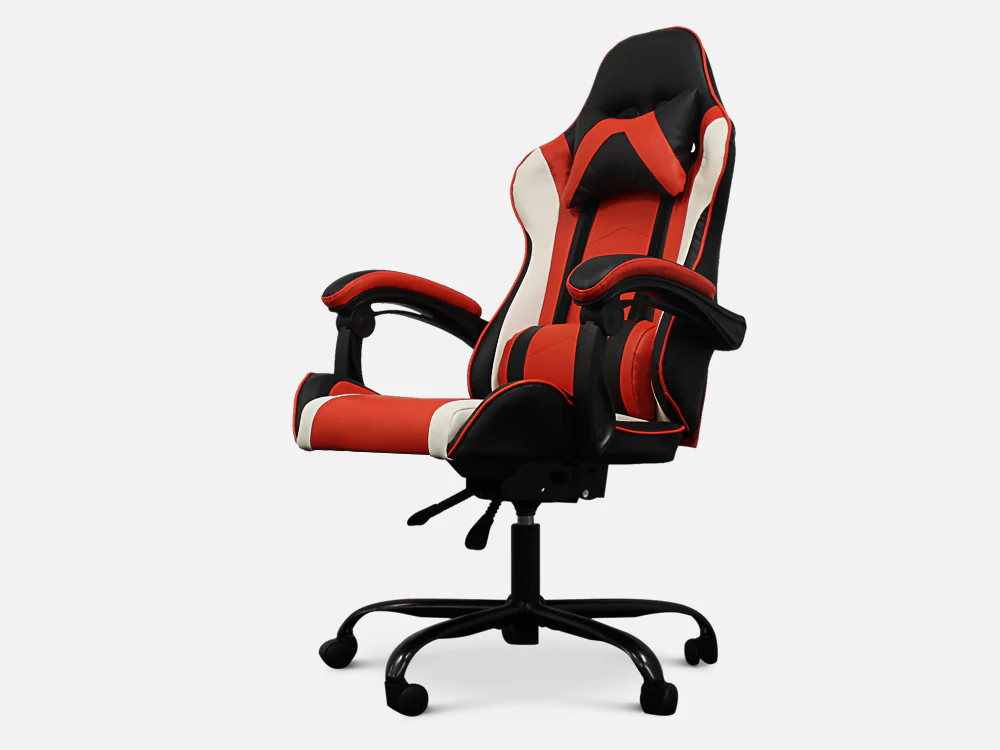 MIRACLE Gaming Chair - BLACK + RED - Image 5