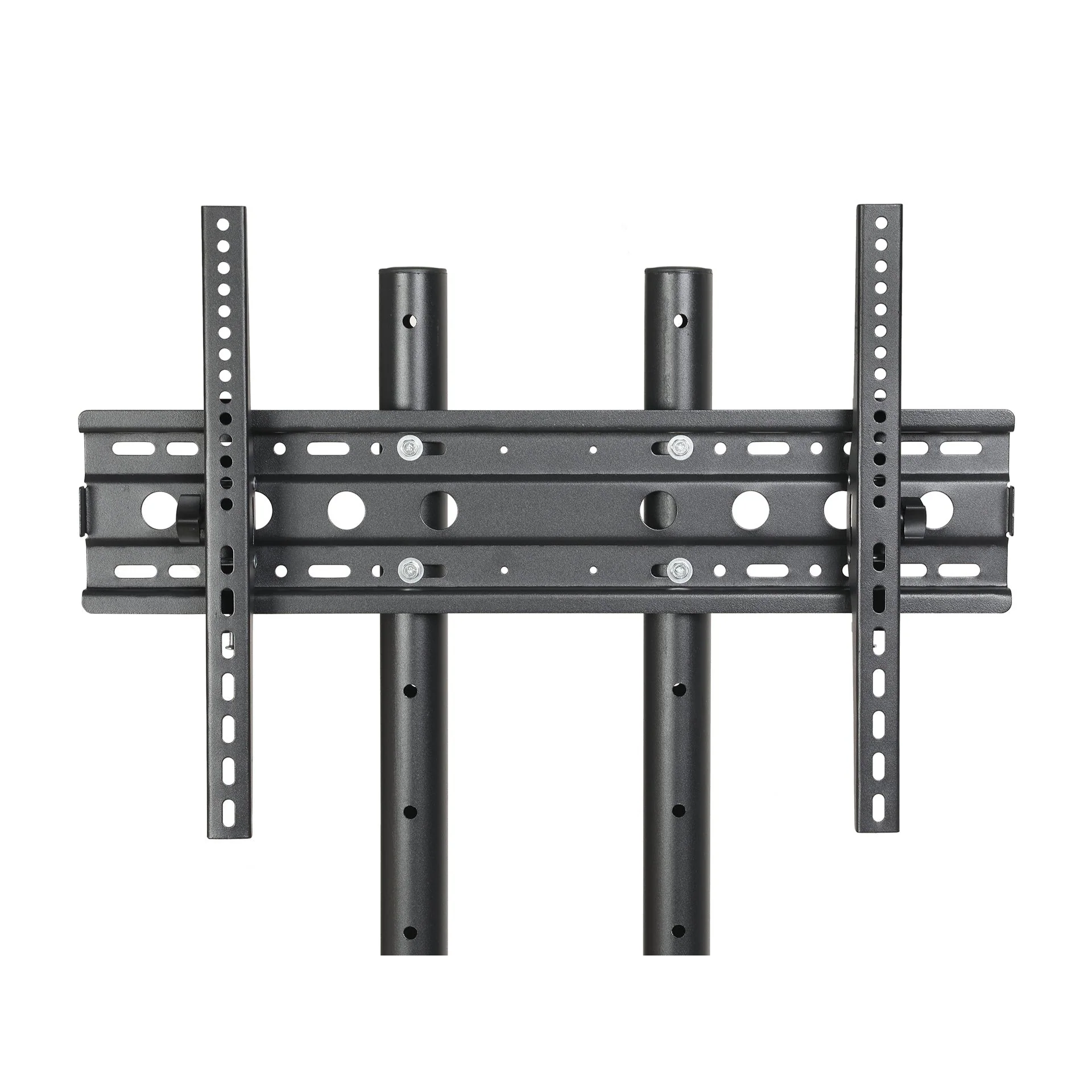 Mobile TV Stand with Wheels Height Adjustable 32"-65" - Image 4