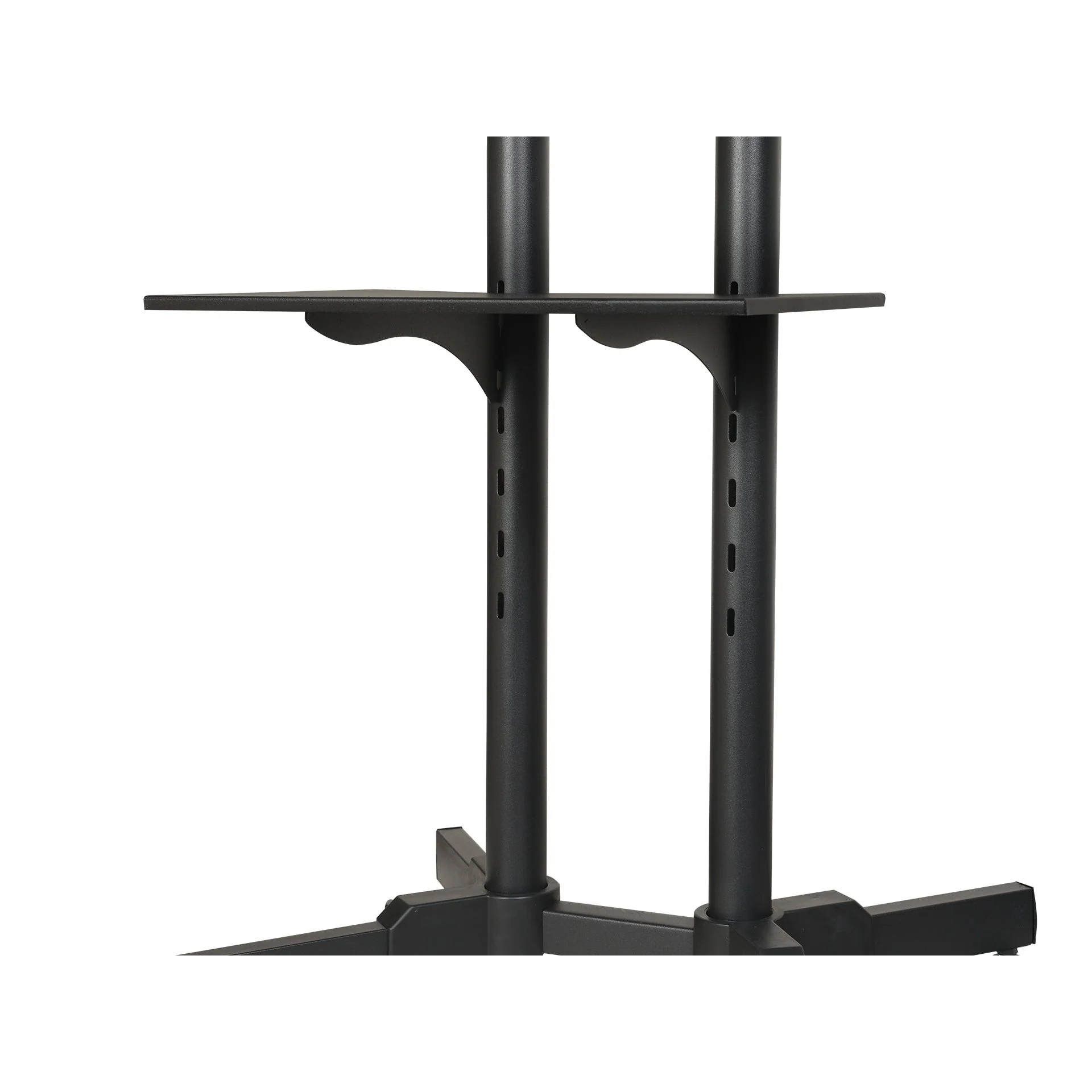 Mobile TV Stand with Wheels Height Adjustable 32"-65" - Image 7