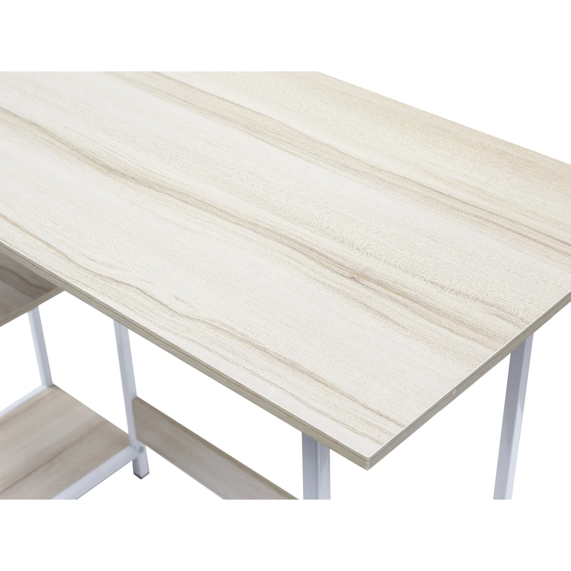 Monroe 100cm Computer Desk - White - Image 9
