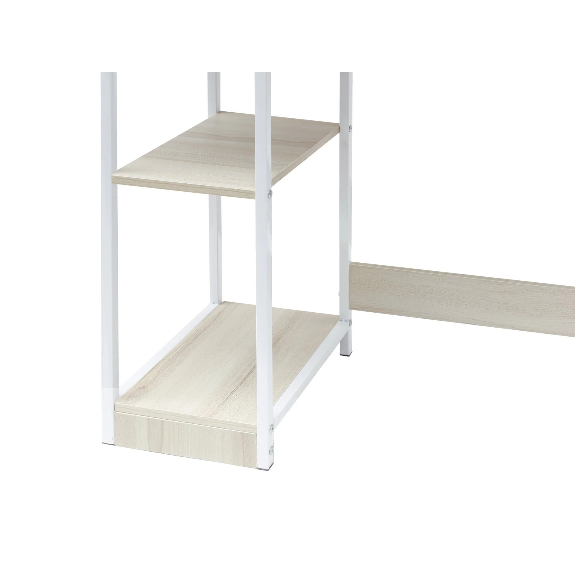 Monroe 120cm Computer Desk - White - Image 7
