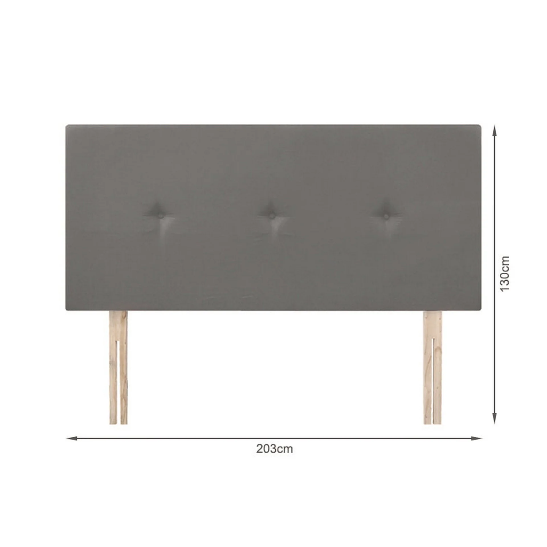 MORGAN Upholstered Headboard California King - SLATE - Image 8