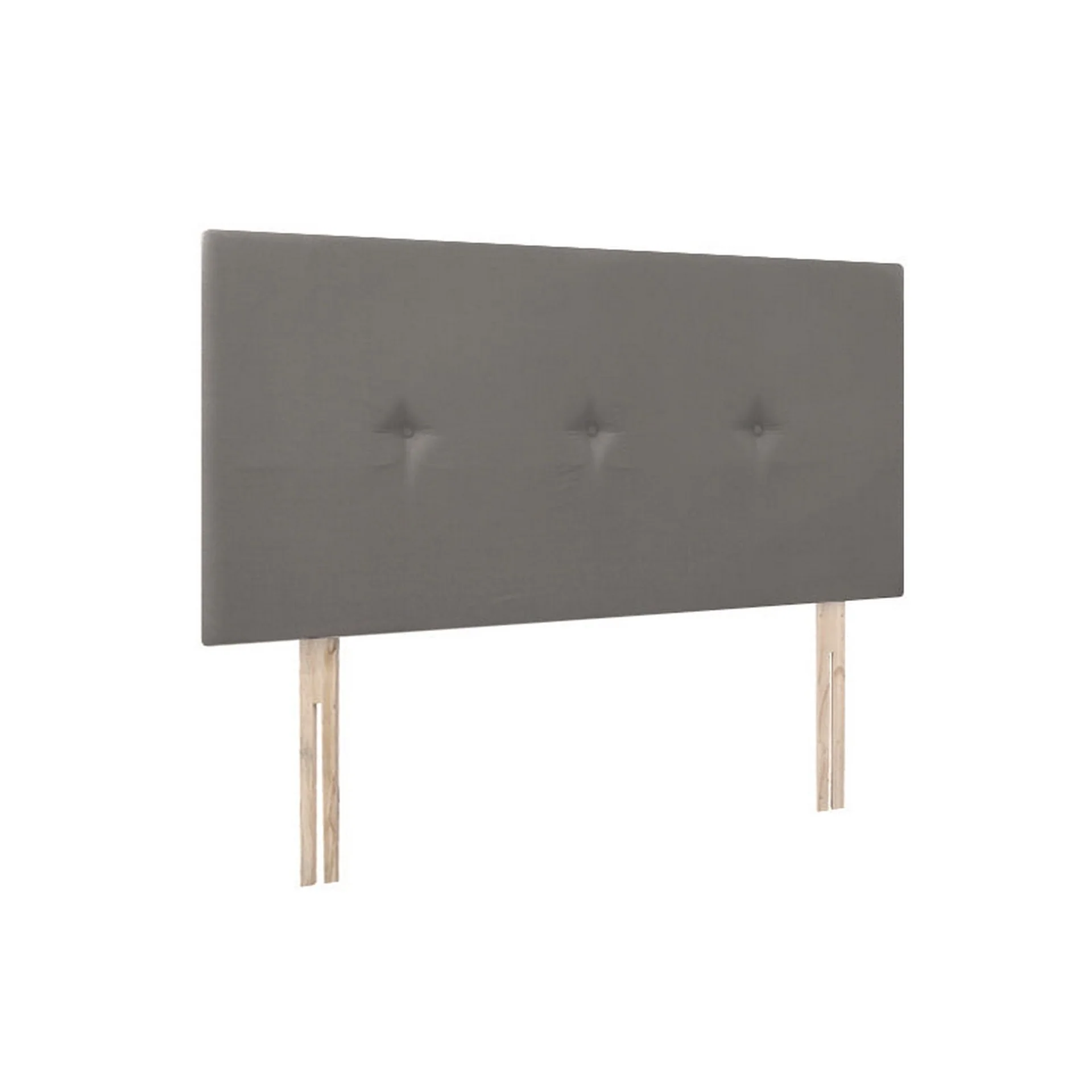 MORGAN Upholstered Headboard Double - SLATE - Image 2
