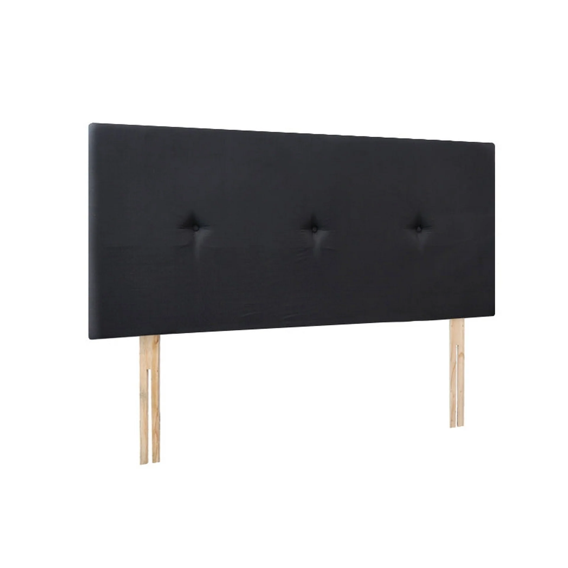 MORGAN Upholstered Headboard King - BLACK - Image 4