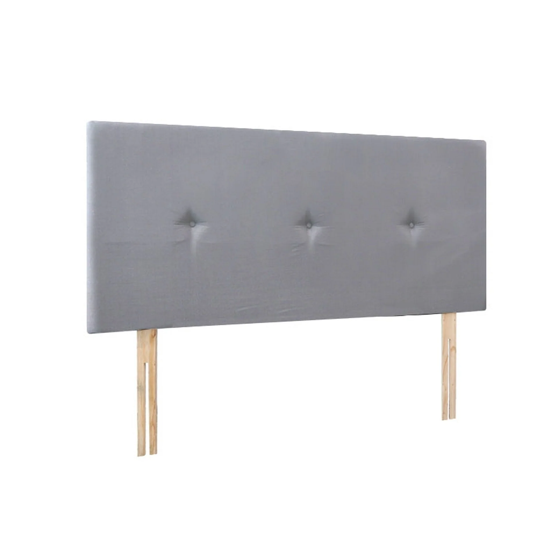 MORGAN Upholstered Headboard King - GREY - Image 2