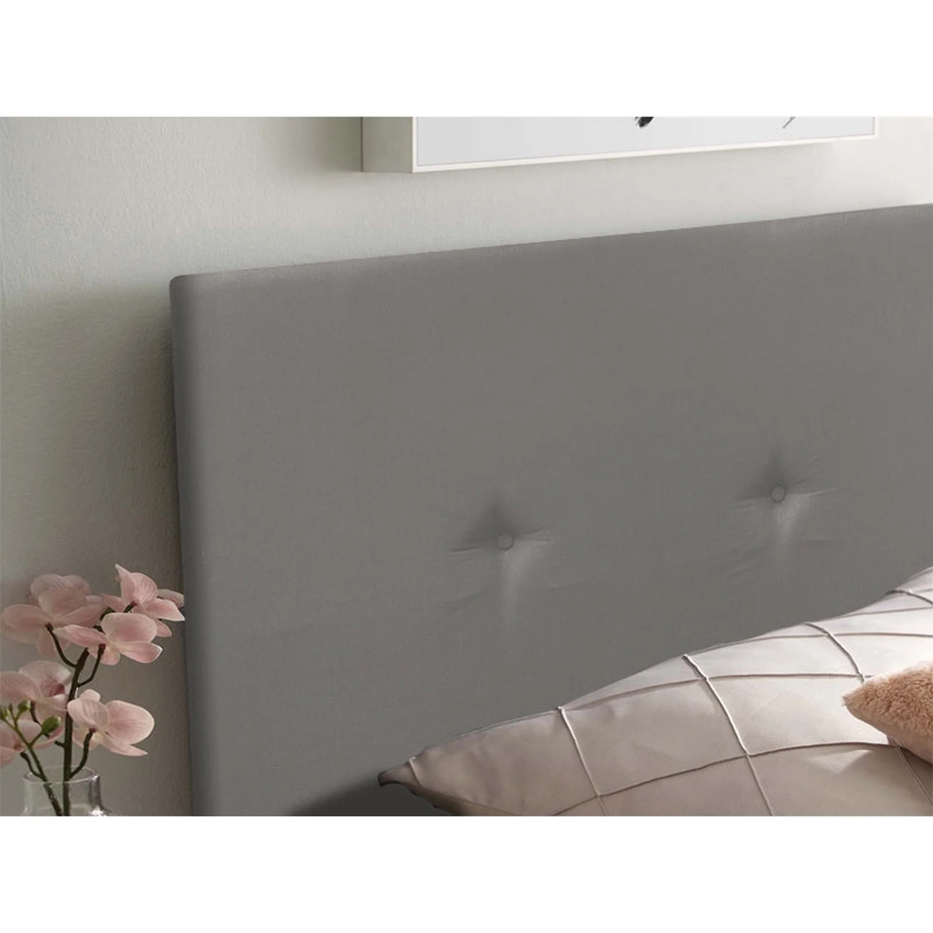 MORGAN Upholstered Headboard King - SLATE - Image 8