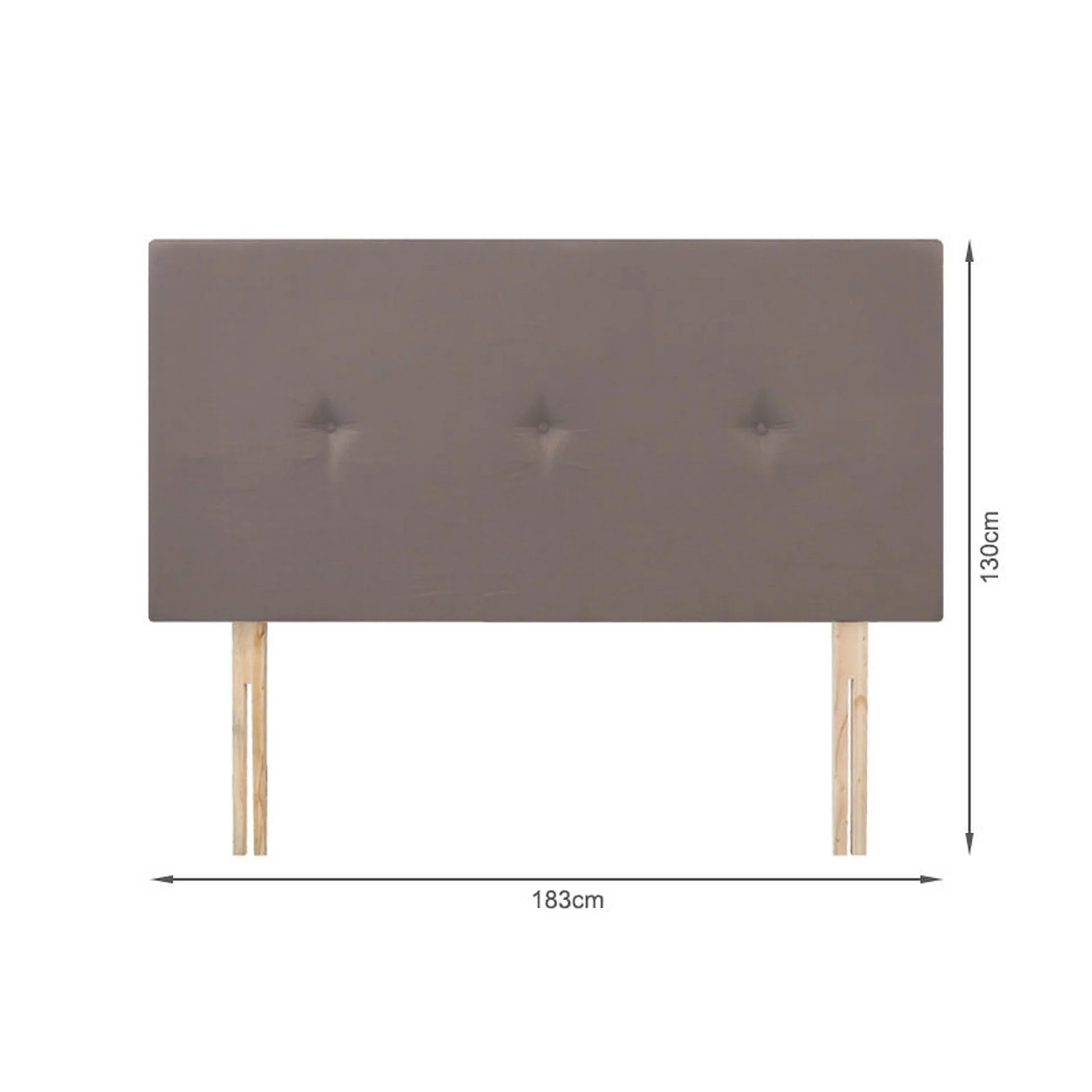 MORGAN Upholstered Headboard Super King - SLATE - Image 17