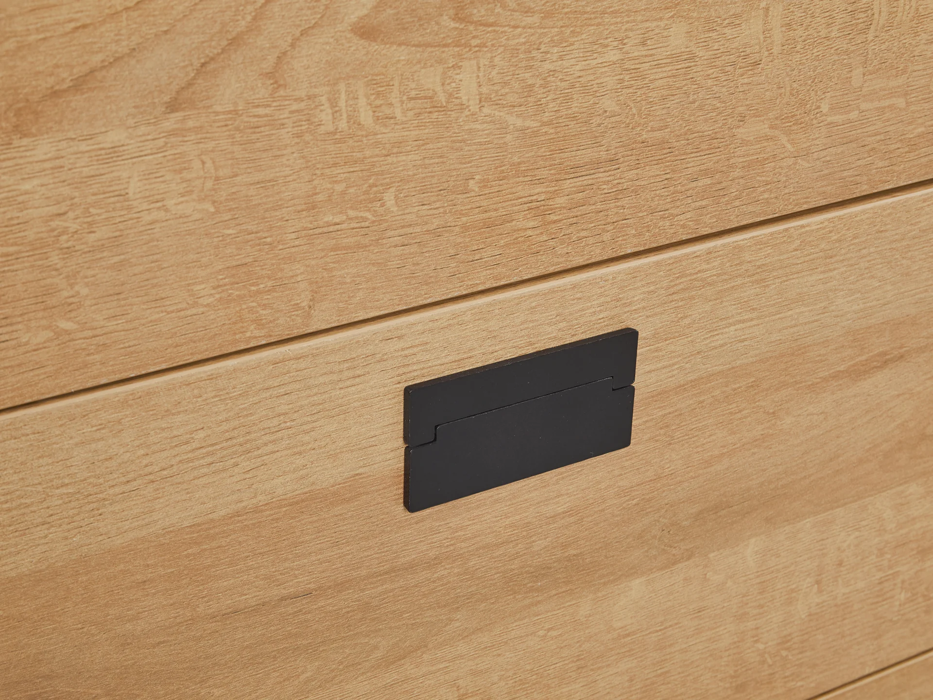 MORRIS Wooden Tallboy 4 Drawers - Oak - Image 12