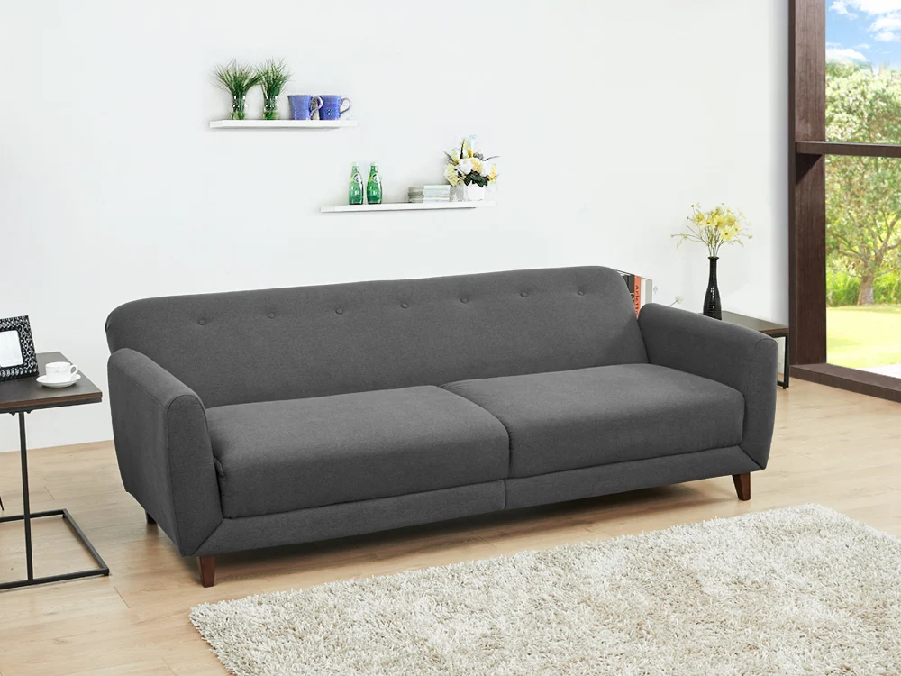 MUNICH 3-Seater Sofa Bed DARK GREY - Image 14