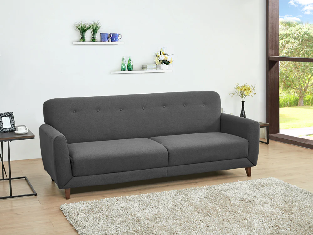 MUNICH 3-Seater Sofa Bed DARK GREY - Image 15