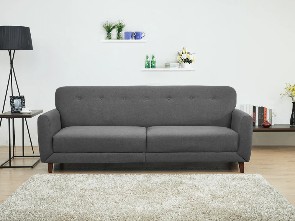 MUNICH 3-Seater Sofa Bed DARK GREY - Image 2
