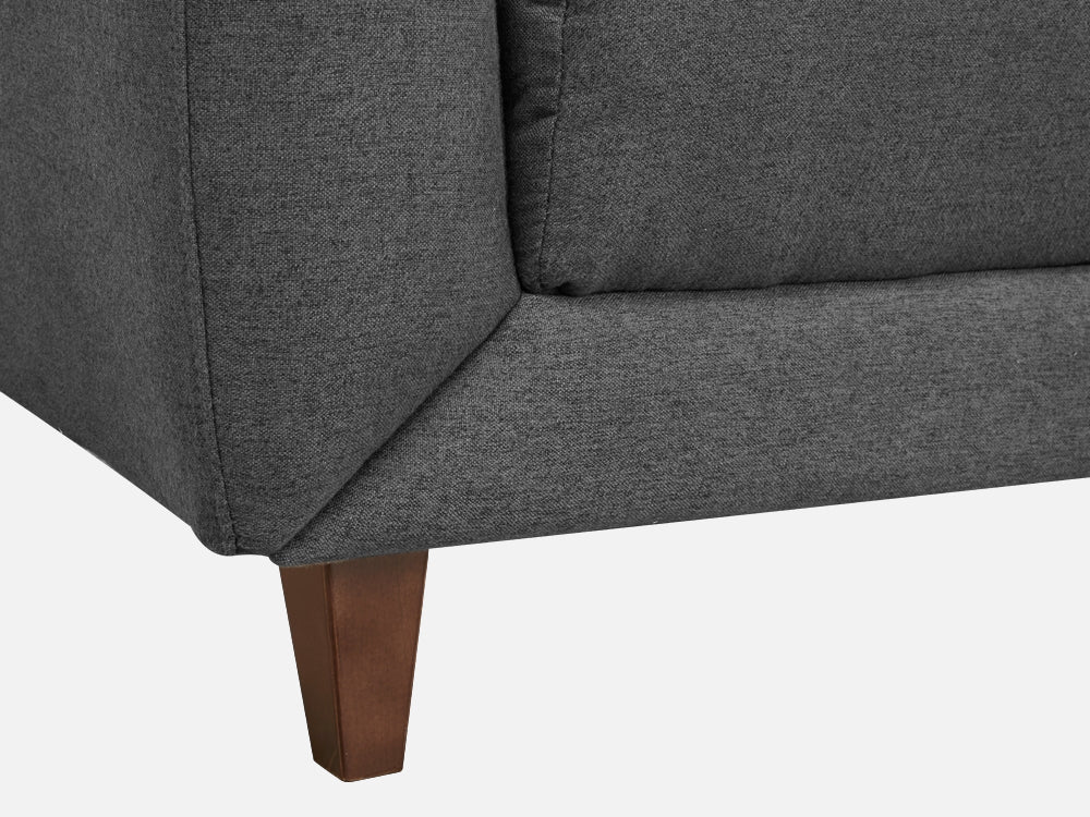 MUNICH 3-Seater Sofa Bed DARK GREY - Image 6