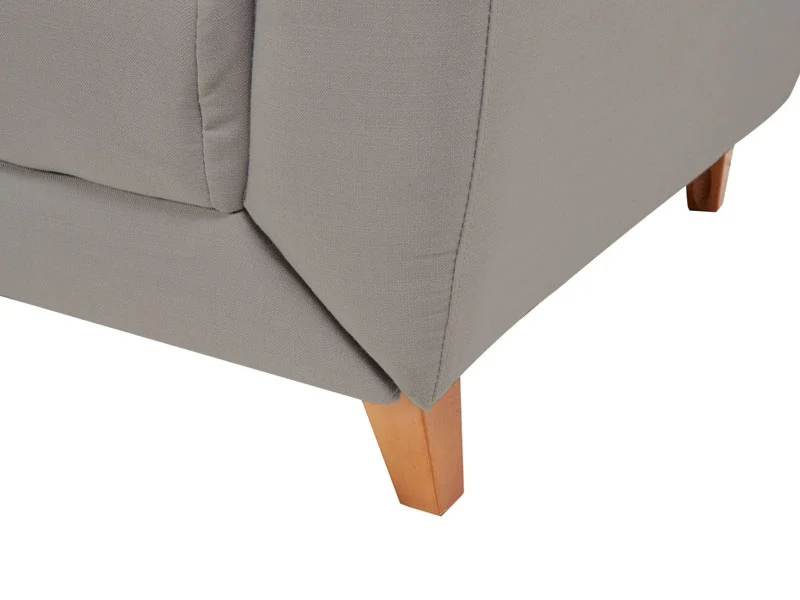 MUNICH 3 Seater Sofa Bed LIGHT GREY - Image 6