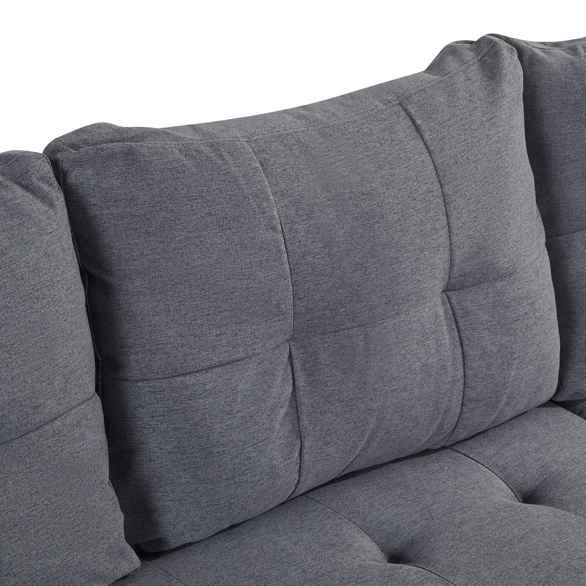 Murphy 3 Seater Sofa Bed with Storage - Dark Grey - Image 13