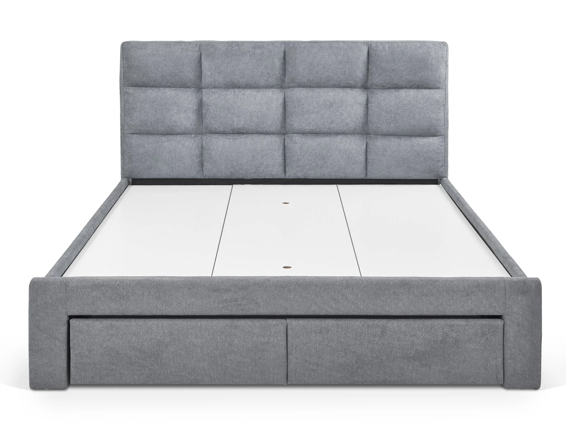 MUSALA King Bed Frame with Storage - DARK GREY - Image 12