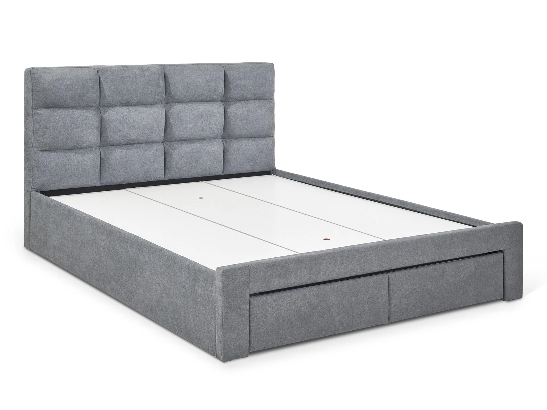 MUSALA King Bed Frame with Storage - DARK GREY - Image 14
