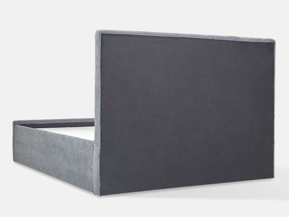 MUSALA King Bed Frame with Storage - DARK GREY - Image 20