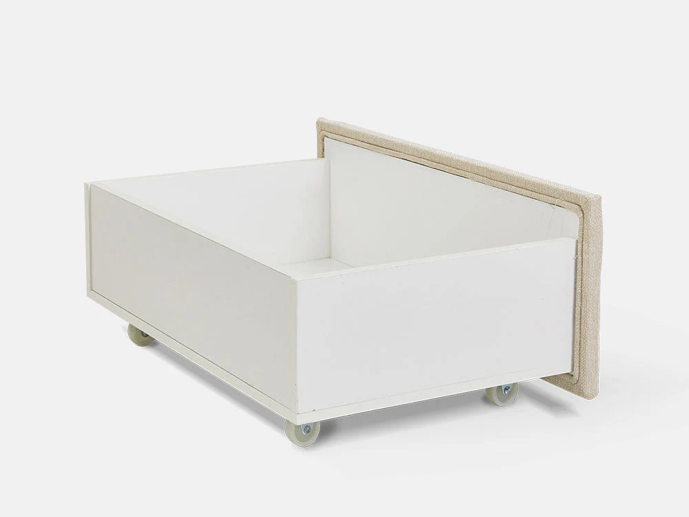 MUSALA Queen Bed Frame with Storage - BEIGE - Image 12