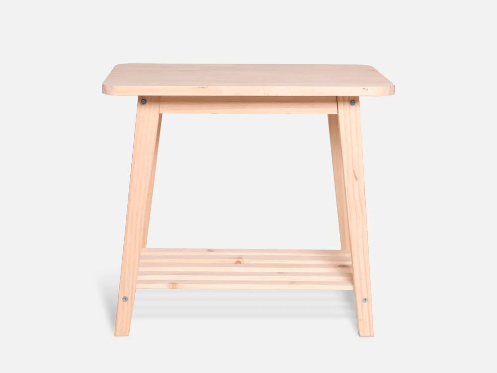 MYLES Wooden Side Table - Oak - Image 4