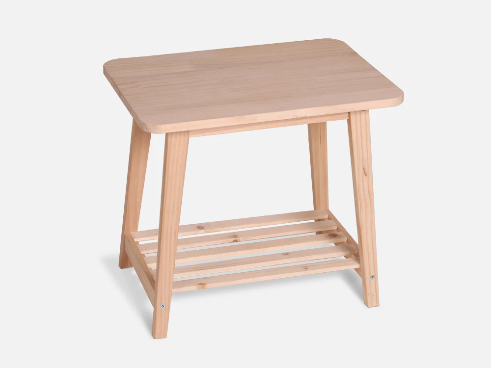 MYLES Wooden Side Table - Oak - Image 5