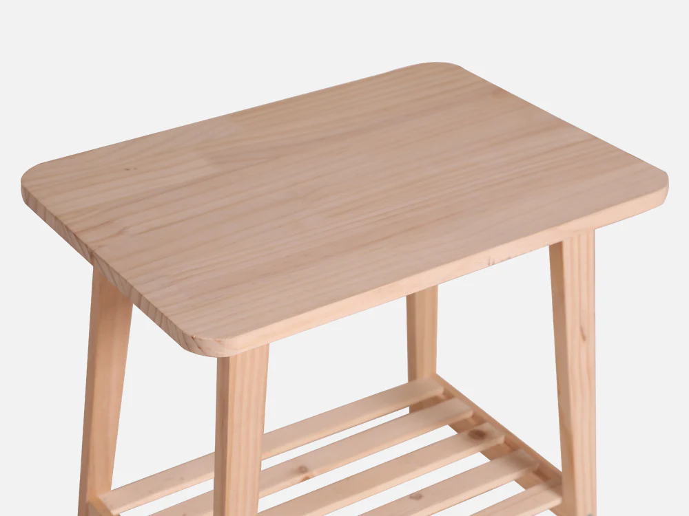 MYLES Wooden Side Table - Oak - Image 6