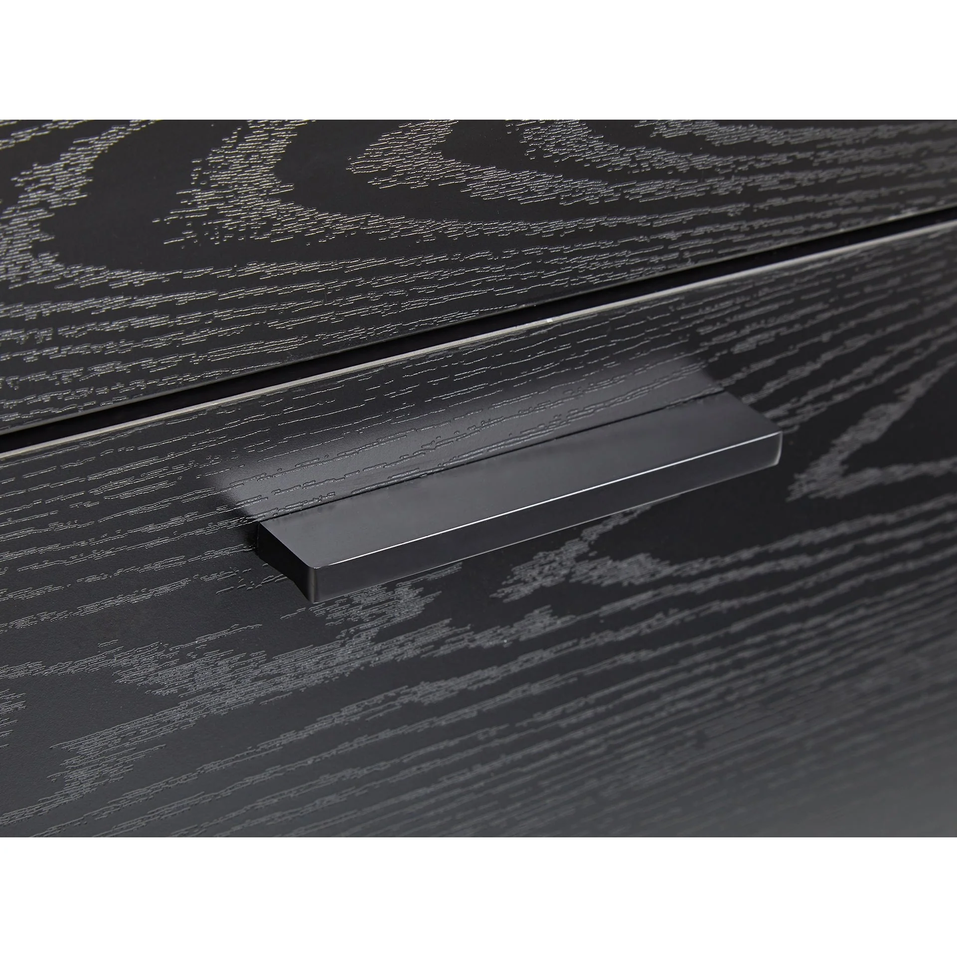 Nakia 3 Drawer Filing Cabinet - Black - Image 6