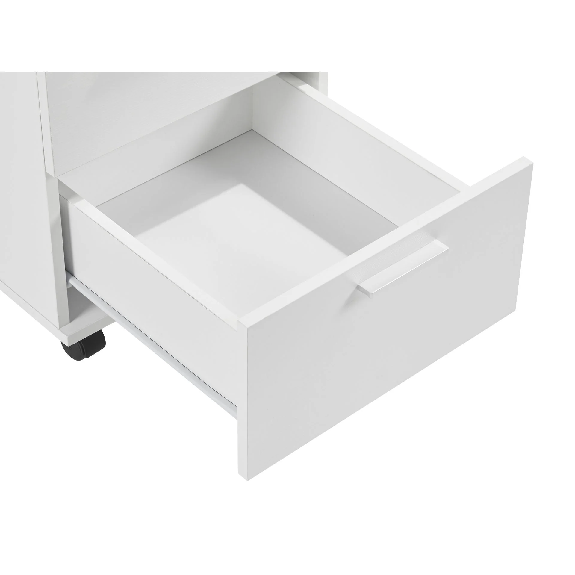 Nakia 3 Drawer Filing Cabinet - White - Image 9