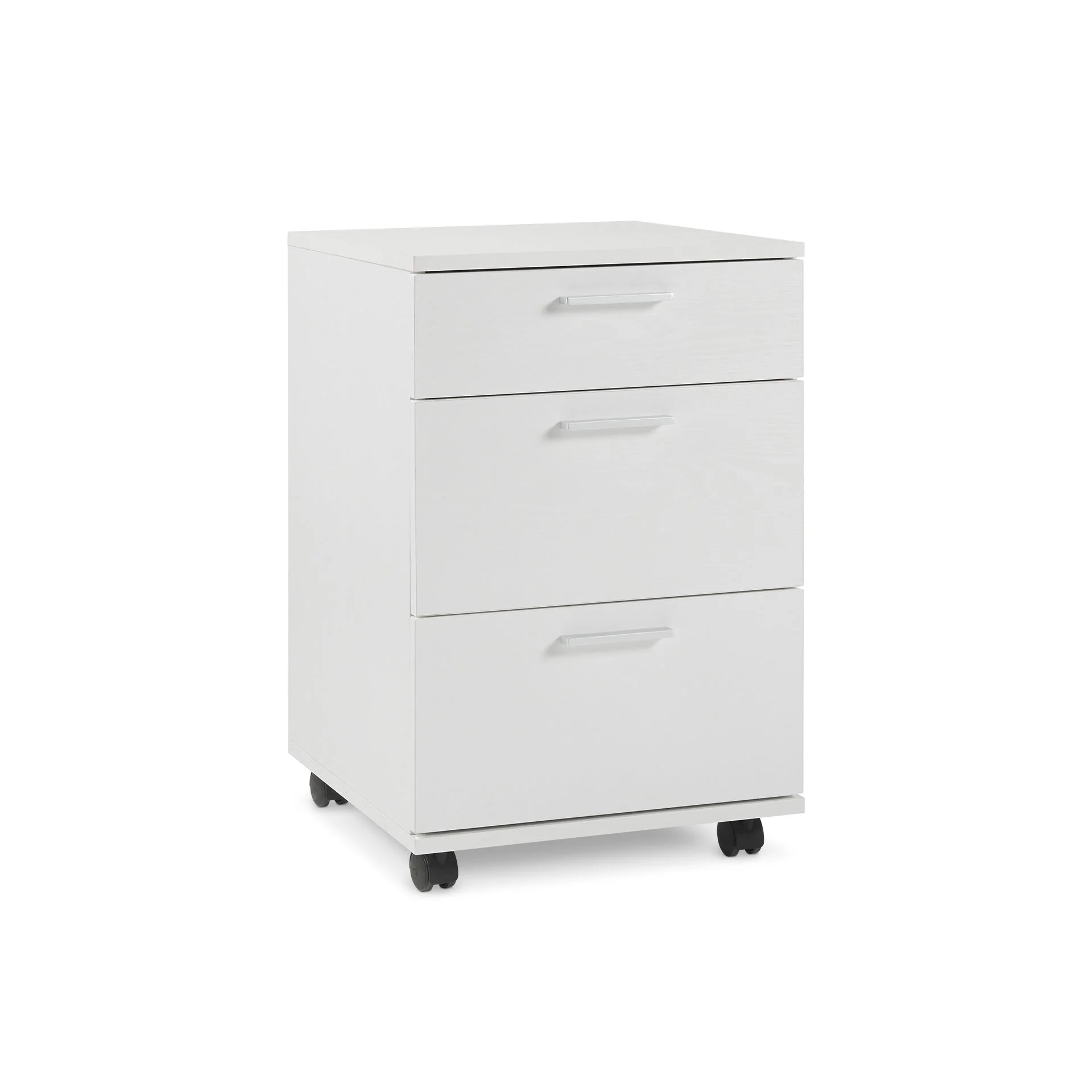 Nakia Computer Corner Desk with Filing Cabinet - White - Image 6