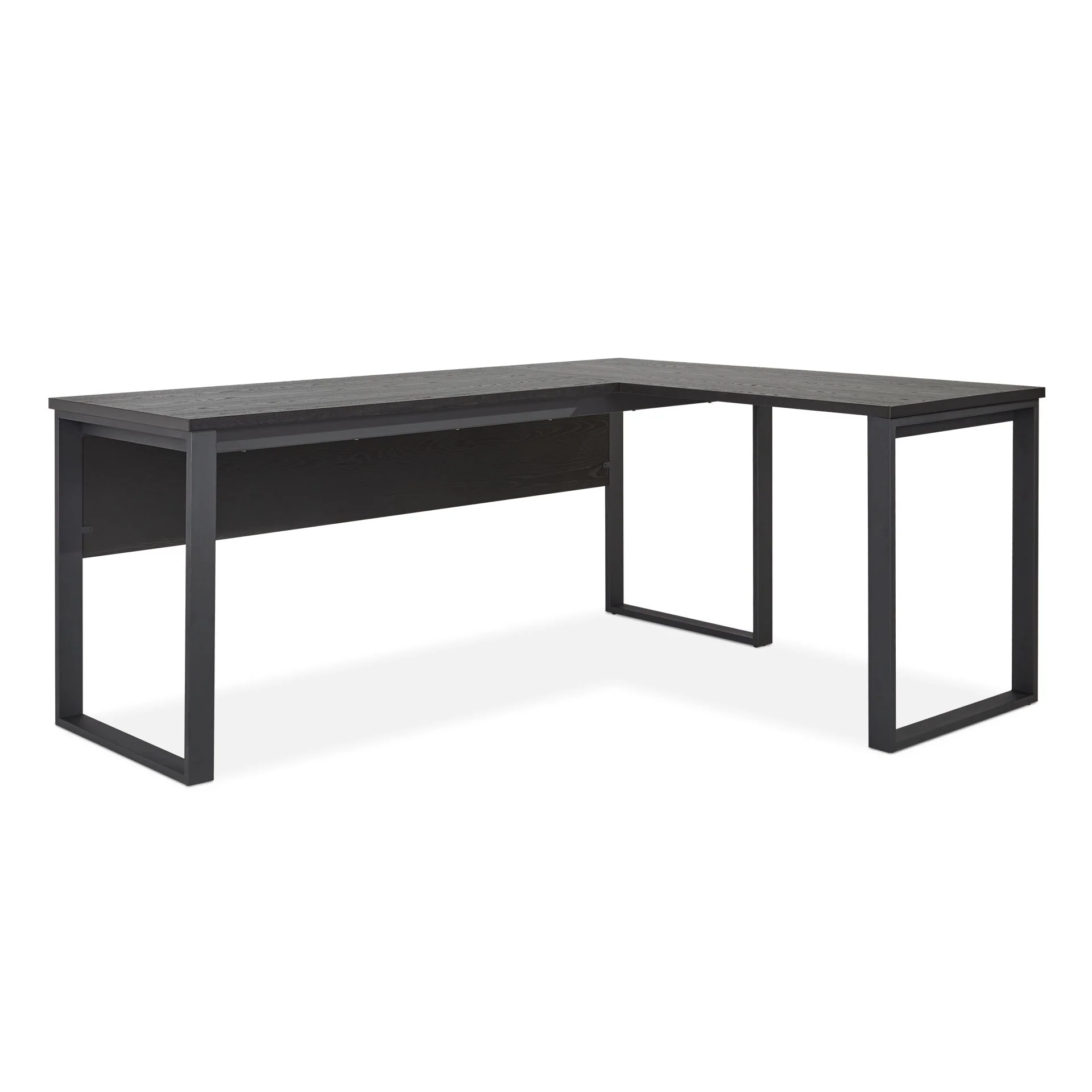 Nakia Corner Desk With Filing Cabinet Set - Black - Image 10