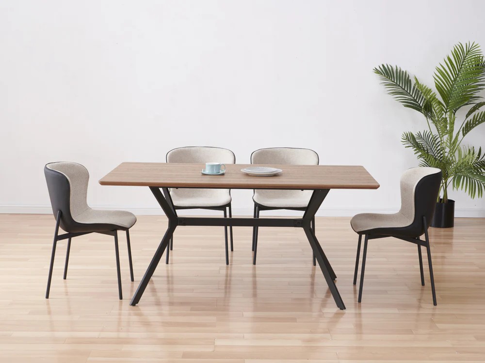 NAOMI 4PCS Dining Chair - BEIGE