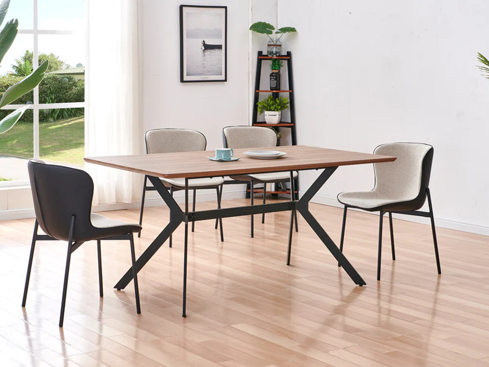 NAOMI 4PCS Dining Chair - BEIGE - Image 3