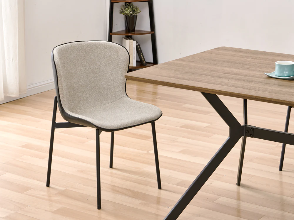 NAOMI 4PCS Dining Chair - BEIGE - Image 5
