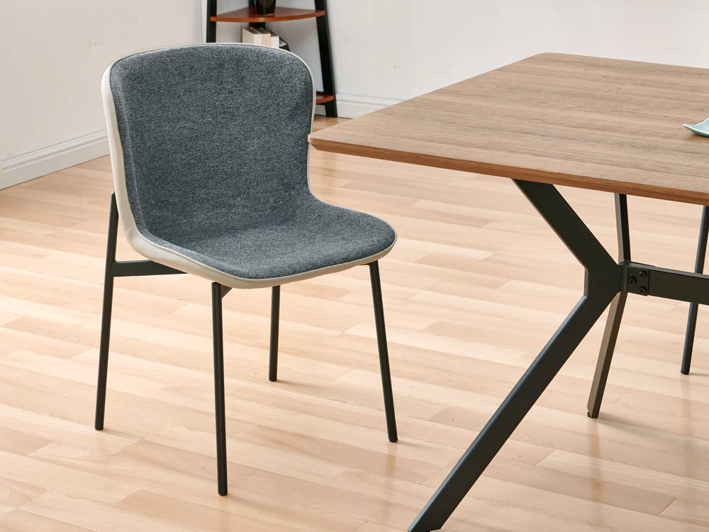 NAOMI 4PCS Dining Chair - GREY - Image 4