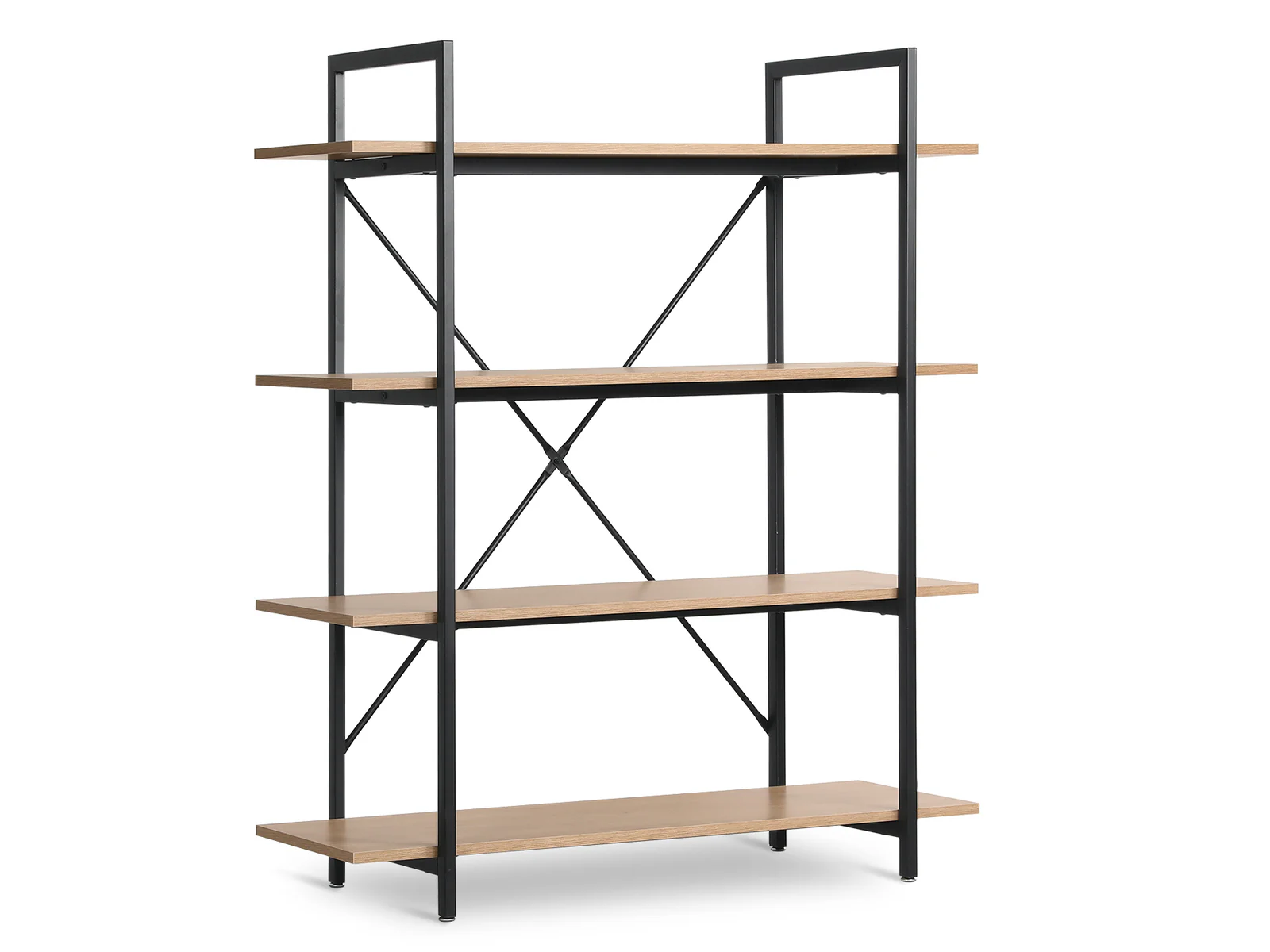 NATRON 4 Tier Bookshelf - Oak