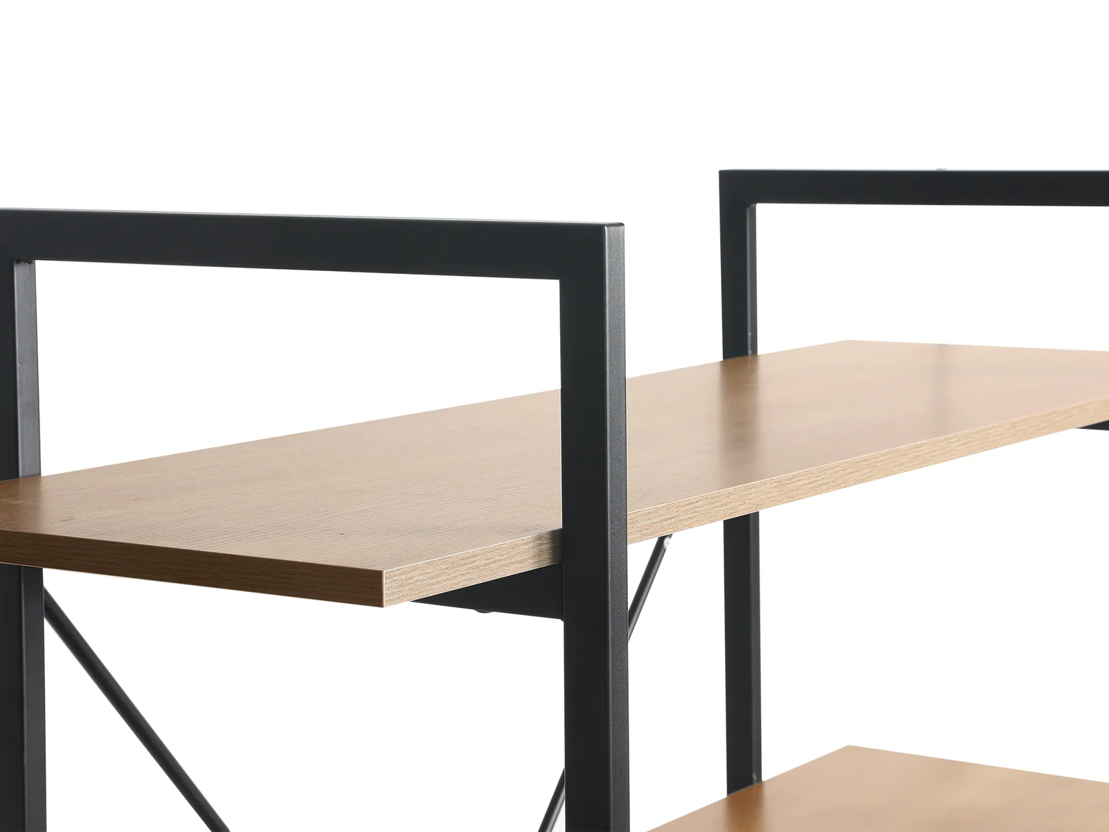 NATRON 4 Tier Bookshelf - Oak - Image 6