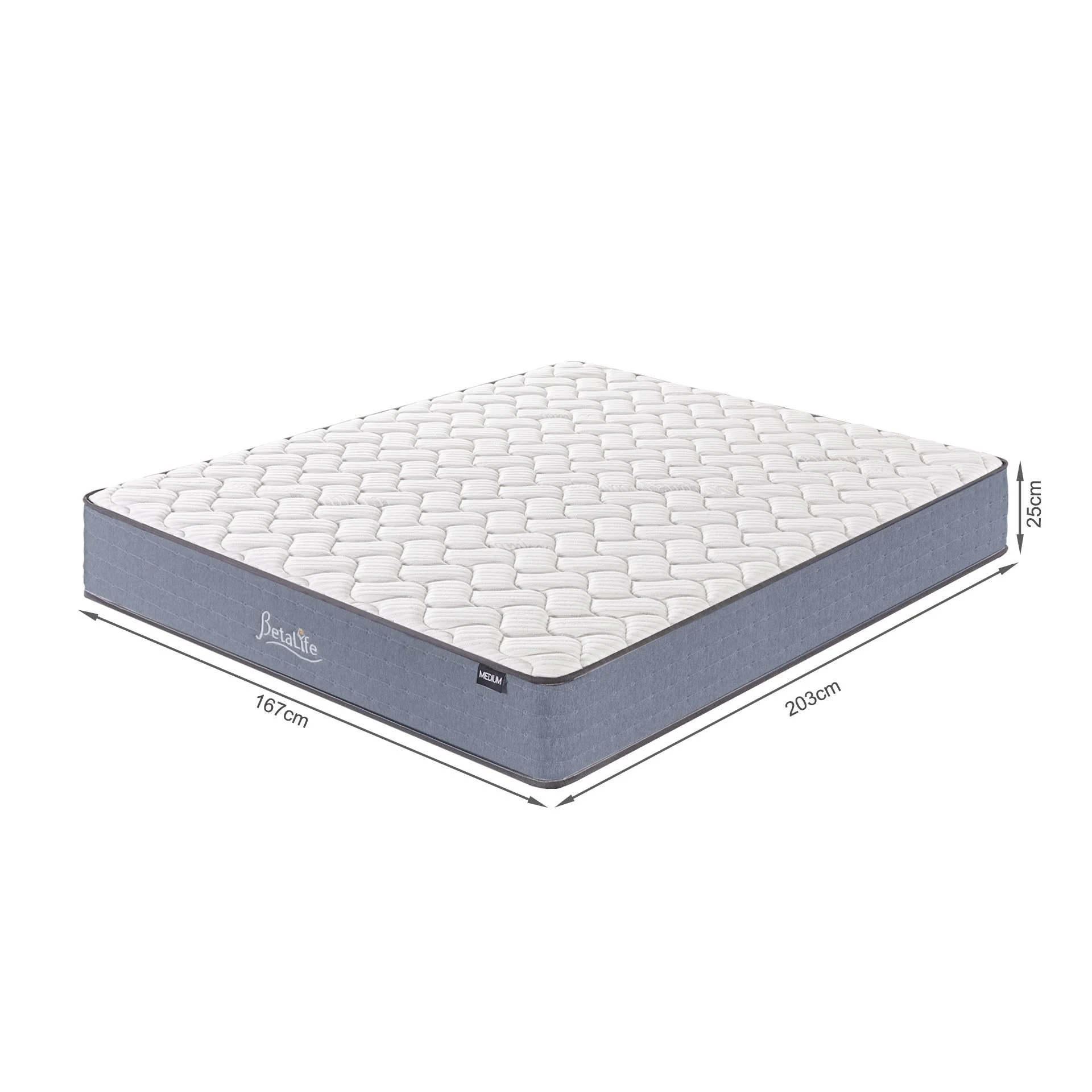 Natureblend Classic Bamboo Medium Mattress with Pillows - King - Image 13